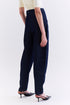 CALÇA JEANS RECORTES AZUL ESCURO